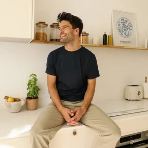 T-SHIRT BLEU MARINE SIMPLE | COTON BIO